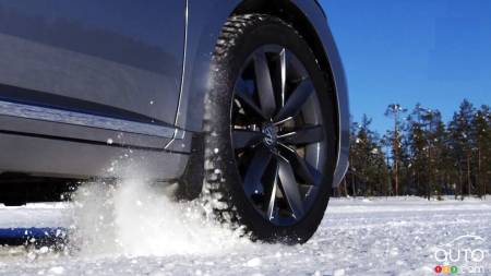 Car on snow